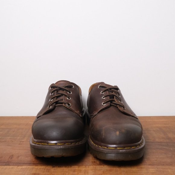 Doc Martens mens oxfords Made in England leather Brown Size 9 - Picture 9 of 11